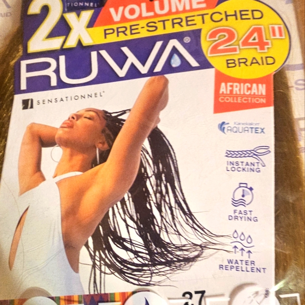 RUWA 24" Pre-Stretched Braid - Brown
